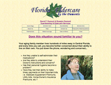 Tablet Screenshot of florida-eldercare.com